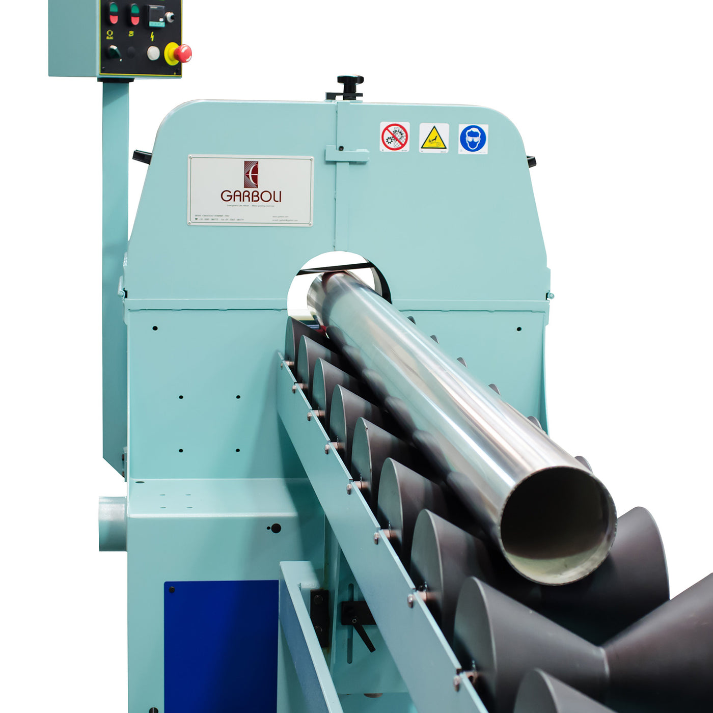 Garboli LPC 500 S – Double Head Orbital Grinding Machine for Large Tubes